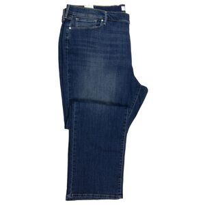 DENIZEN from Levi's Women's Plus Size Mid-Rise Bootcut Jeans, Dark Denim 24W